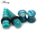 2pairs Acrylic Ear Expanders Tapers Gauges Flesh Unisex Earring Stud Piercing