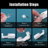 Disposable Nose Septum Piercing Gun Kit 20G Sterile Puncture Tool