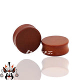 Brown Plain Wood Ear Tunnels Piercing Body Jewelry, 8-50mm