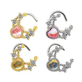 Dangly Nose Ring Stainless Steel Jewelry for Women