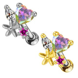Dangly Nose Ring Stainless Steel Jewelry for Women