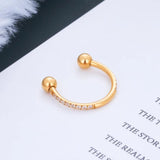 G23 Titanium Nose Earrings Zircon Nose Hoop