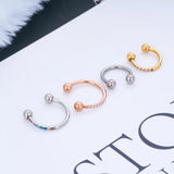 G23 Titanium Nose Earrings Zircon Nose Hoop