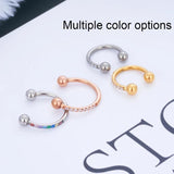 G23 Titanium Nose Earrings Zircon Nose Hoop