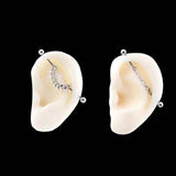 Stainless Steel Chain Industrial Piercing Segmented Ear Piercing