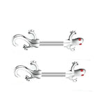 Miqiao Serpentine Spider Breast Stud - Piercing Accessories