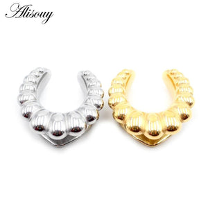 2PC Hot Saddle Ear Tunnel Plug Piercing Expander Stretchers