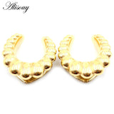 2PC Hot Saddle Ear Tunnel Plug Piercing Expander Stretchers