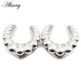 2PC Hot Saddle Ear Tunnel Plug Piercing Expander Stretchers