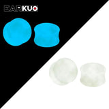 EARKUO Luminous Acrylic Ear Gauges Tunnels 8-25mm