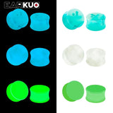 EARKUO Luminous Acrylic Ear Gauges Tunnels 8-25mm