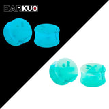 EARKUO Luminous Acrylic Ear Gauges Tunnels 8-25mm