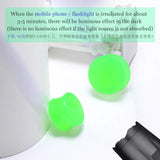 EARKUO Luminous Acrylic Ear Gauges Tunnels 8-25mm