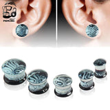 Glass Jellyfish Ear Plugs Spiral Ear Piercing Kit