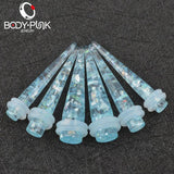 Opal Taper Stretcher Solid Ear Expander Body Piercing Jewelry