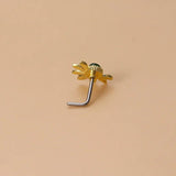 Sun Flower Nose Ring Stainless Steel