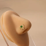 Sun Flower Nose Ring Stainless Steel