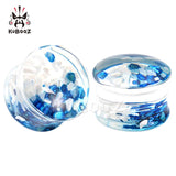 Shell Acrylic Ear Piercing Plugs Stretchers Body Jewelry Earring Tunnels Gauges