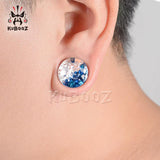 Shell Acrylic Ear Piercing Plugs Stretchers Body Jewelry Earring Tunnels Gauges