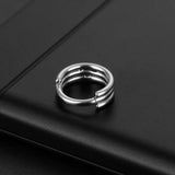 G23 Nose Piercing Ring Nase Cuff Titanium Steel Septum Tragus Goth Piercing