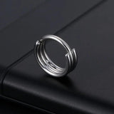 G23 Nose Piercing Ring Nase Cuff Titanium Steel Septum Tragus Goth Piercing