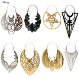 Stainless Steel Owl Star Sword Wing Ear Plug Expander Earring