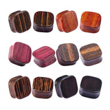 2PCS Wood Ear Plugs Gauges Earrings Flesh Tunnel Piercing