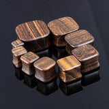 2PCS Wood Ear Plugs Gauges Earrings Flesh Tunnel Piercing