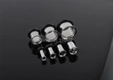 Big Gauge Single flared plug with o-ring 18mm-30mm