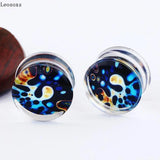 Leosoxs 2pc Acrylic Ear Plugs & Tunnels Ear Piercings