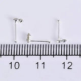 24PCS Colorful Double Crystal Nose Studs Boxed