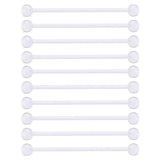 10pcs Stainless Steel Industrial Barbell Earring Body Piercing Jewelry