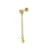 Snake Ear Piercing Set for Tragus Cartilage Earrings
