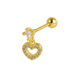 Snake Ear Piercing Set for Tragus Cartilage Earrings