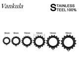Vankula 316L Stainless Steel Ear Plugs Tunnels Body Piercing Jewelry
