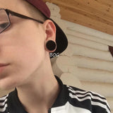 BOG-Pair High Polished Acrylic Ear Tunnels Plugs
