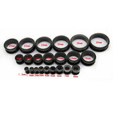Stainless Steel Screw Earrings Double Flare Tunnel Plugs Ear Gauges
