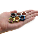 Stainless Steel Screw Earrings Double Flare Tunnel Plugs Ear Gauges