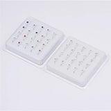 20Pcs 10MM Silver Nose Hoop Rings for Nostril Septum Ear Nose Rings 22G