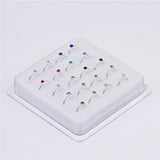 20Pcs 10MM Silver Nose Hoop Rings for Nostril Septum Ear Nose Rings 22G