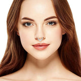 16G Stainless Steel Teardrop Opal Cartilage Earrings