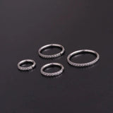 Stainless Steel CZ Nose Belly Nipple Cartilage Body Jewelry