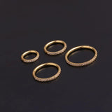 Stainless Steel CZ Nose Belly Nipple Cartilage Body Jewelry