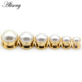 2PC Stainless Steel Ear Piercing Tunnels Plugs