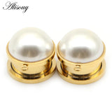 2PC Stainless Steel Ear Piercing Tunnels Plugs