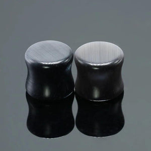 2pcs Stone Ear Plugs Flesh Tunnels Gauges 6 Colors 6mm-16mm Body Piercing
