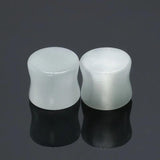 2pcs Stone Ear Plugs Flesh Tunnels Gauges 6 Colors 6mm-16mm Body Piercing