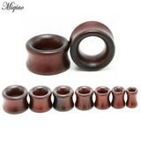 2pcs 8-20mm Piercing Jewelry Tunnel Wood Ear Expander
