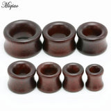 2pcs 8-20mm Piercing Jewelry Tunnel Wood Ear Expander
