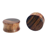 Bubinga Wooden Ear Plugs Gauge Piercing Stretcher Body Jewelry
